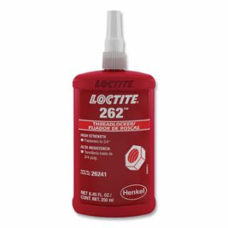 Loctite 262 Threadlocker, Medium to High Strength, Red, 50mL Bottle