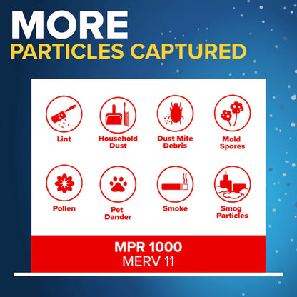 Filtrete™ - 3M 20 x 25 x 2 MERV 11 1000 MPR Allergen Defense Electrostatic pleated Air Filter