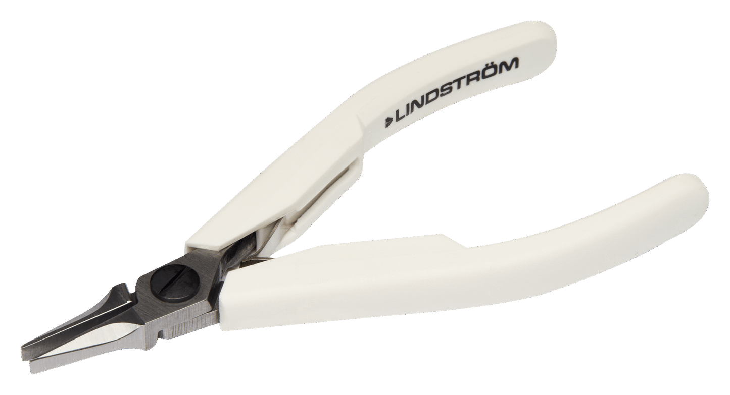 Lindström Flat Nose Pliers with Dual-Component Synthetic Handle 7490