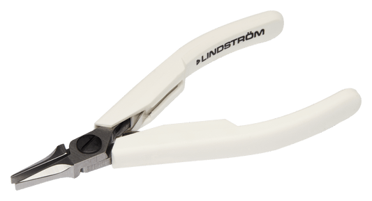 Lindström Flat Nose Pliers with Dual-Component Synthetic Handle 7490