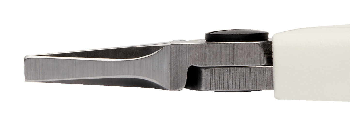 Lindström Flat Nose Pliers with Dual-Component Synthetic Handle 7490
