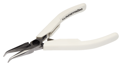 Lindström 60° Bent Tip Snipe Nose Pliers with Synthetic Handle 7892
