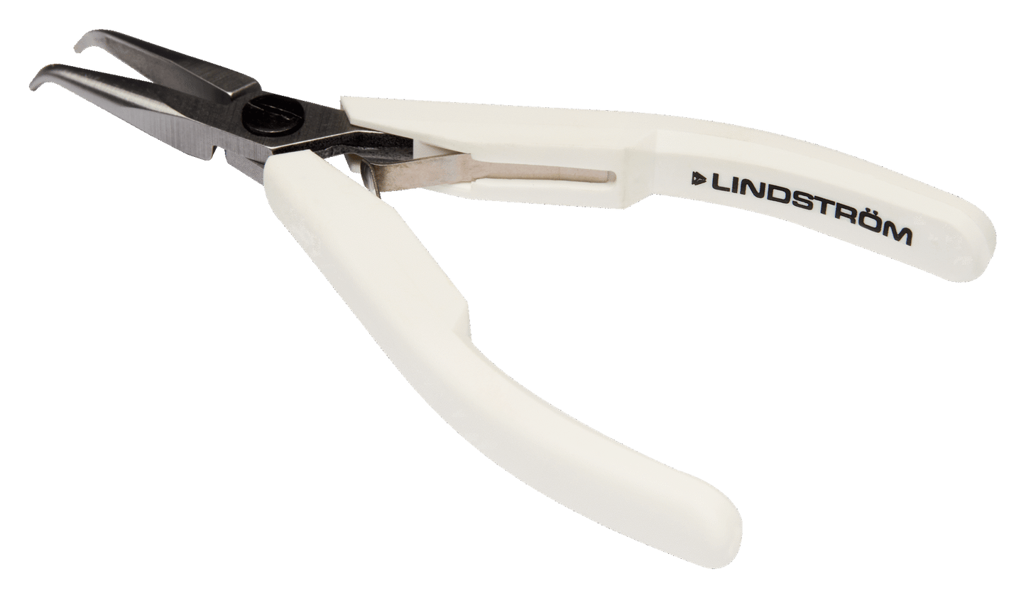Lindström 60° Bent Tip Snipe Nose Pliers with Synthetic Handle 7892