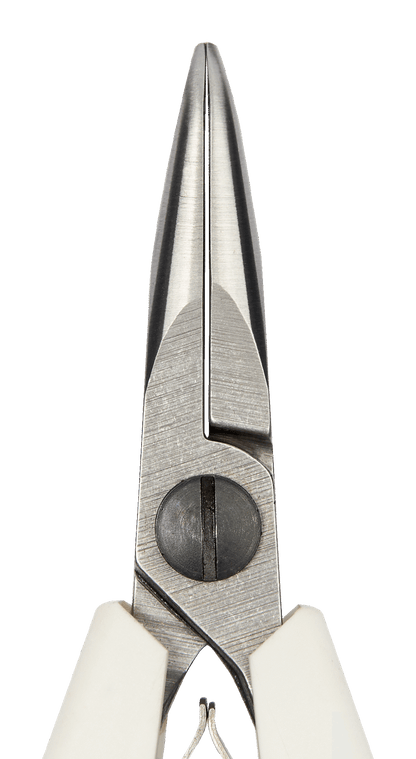 Lindström 60° Bent Tip Snipe Nose Pliers with Synthetic Handle 7892