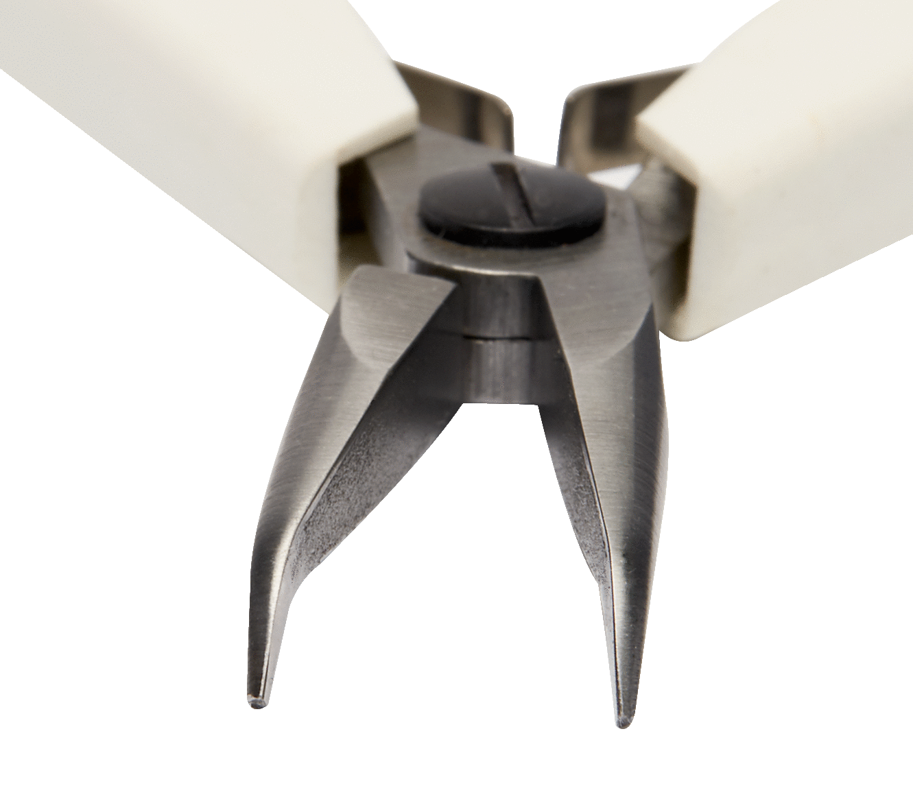 Lindström 60° Bent Tip Snipe Nose Pliers with Synthetic Handle 7892
