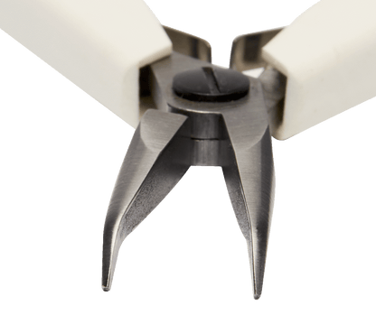 Lindström 60° Bent Tip Snipe Nose Pliers with Synthetic Handle 7892