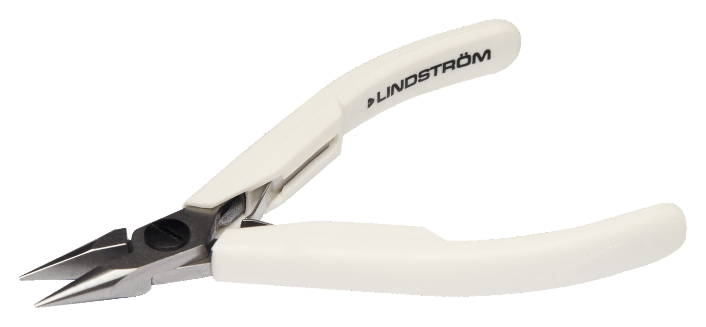 Lindström Short Snipe Nose Pliers with Synthetic Handle 7893
