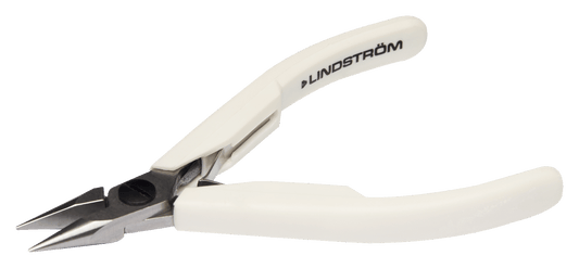 Lindström Short Snipe Nose Pliers with Synthetic Handle 7893