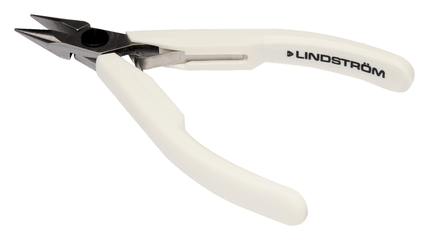 Lindström Short Snipe Nose Pliers with Synthetic Handle 7893