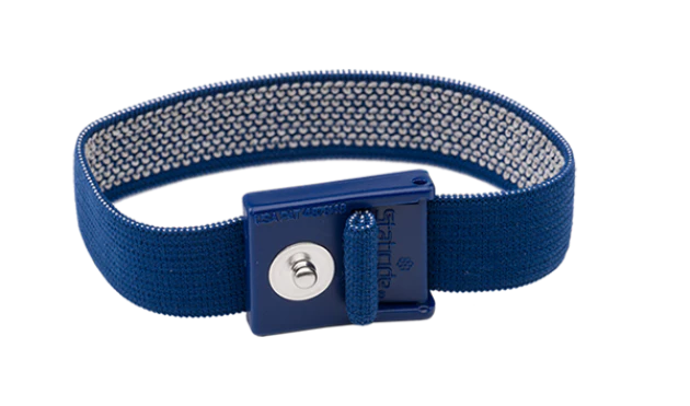 Staticide® 8150 Economy Wrist Strap, Dark Blue - Set includes economy wrist strap, 8150 economy coil cord, and alligator clip