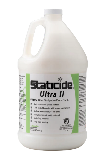 Staticide® 4800-1 Ultra II Dissipative Floor Finish for Any Static Control Environment, 1 Gal., Case of 4