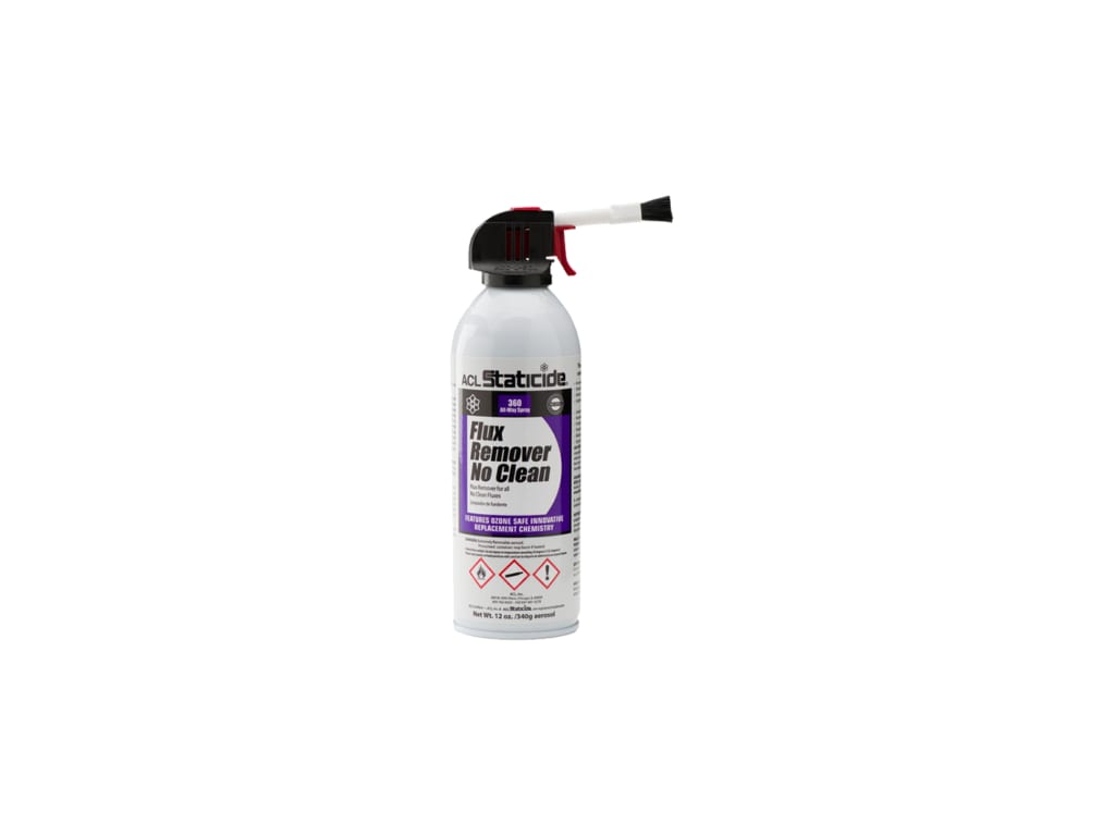 Staticide® 8623 Flux Remover No Clean, Extra strength non-corrosive, 12oz (340g) aerosol can