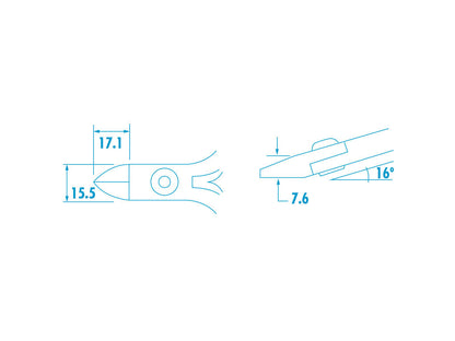 Aven 10829S Accu-Cut XL Oval Head Cutter Semi-Flush