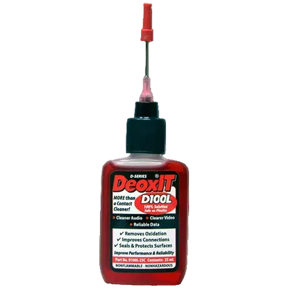 CAIG DeoxIT® D100L-25C D-Series Needle Dispenser, 100% solution, 25 ml