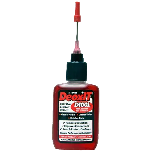 CAIG DeoxIT® D100L-25C D-Series Needle Dispenser, 100% solution, 25 ml