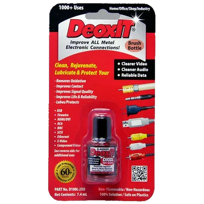 CAIG DeoxIT® D-Series D100L Brush Applicator, 100% solution, 7.4 mL