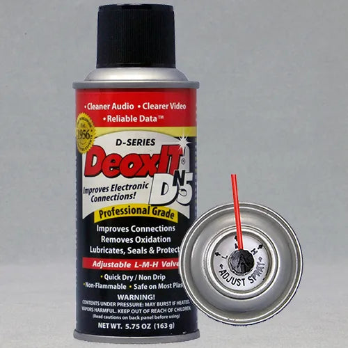 CAIG DeoxIT® DN5S-6N D-Series – Contact/Connector Treatment, Deoxidizer, Rejuvenator & Protectant