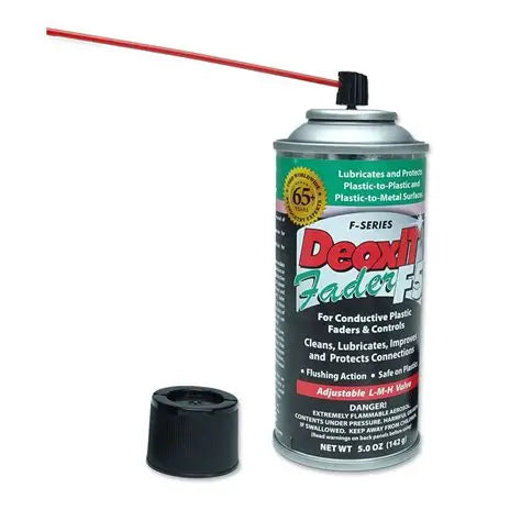 CAIG DeoxIT® F5S-H6 Fader F-Series – Moving Contact Lubricant for Conductive Plastic Faders and Controls