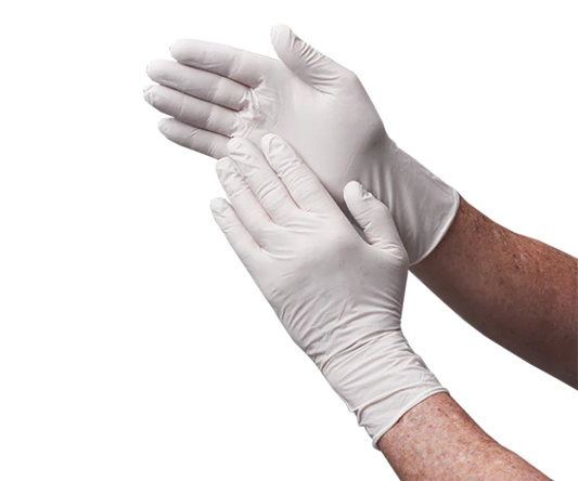 Staticide® GL12NI-S 12-in White, ESD Nitrile Gloves, Small, Box of 100, Case of 5