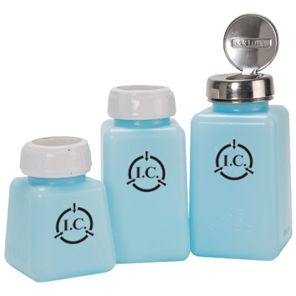 R & R Lotion SD-6-ESD 6 oz ESD-Safe Solvent Dispenser, One-Touch Pump