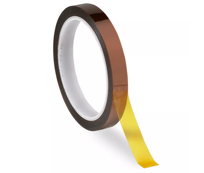 K321 Polyimide Kapton Film Tape - 1/2" Wide, 2.6 mil Overall Thickness