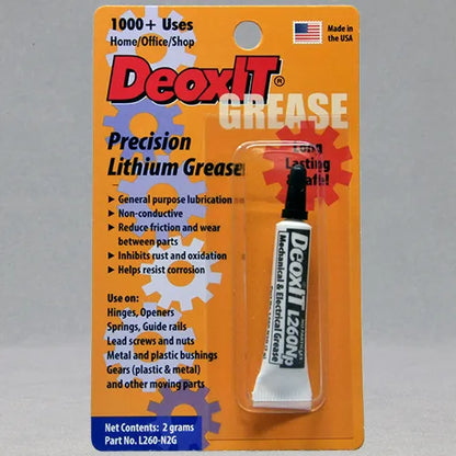CAIG DeoxIT ® L260Np Grease (formerly CaiLube), No particles, 2g, squeeze tube