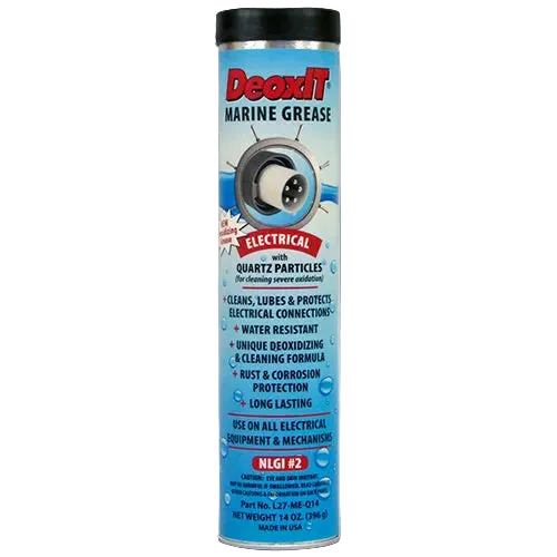 CAIG DeoxIT® L27-ME-Q14 Electrical Marine Grease, Quartz particles, 396g, grease tube cartridge. – use with standard grease gun