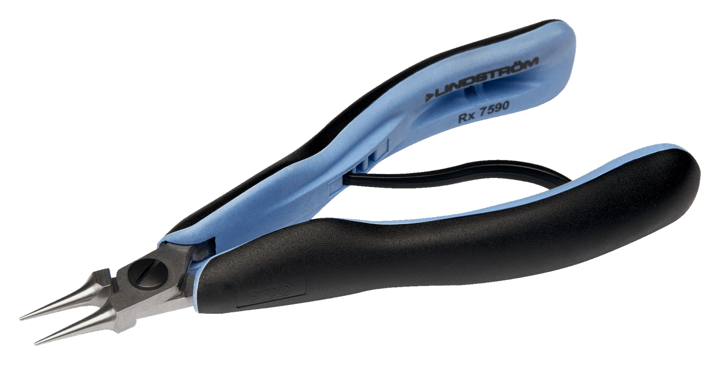 Lindström ERGO™ Precision Round Nose Pliers with Dual-Component Synthetic Handle RX 7590