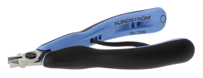 Lindström ERGO™ Precision Chainmaille Flat Straight Nose Stubby Pliers with Synthetic Handle RX7390