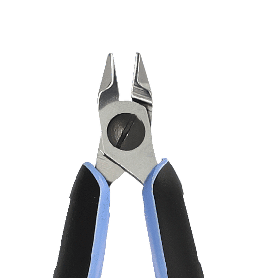Lindström ERGO™ Precision Chainmaille Flat Straight Nose Stubby Pliers with Synthetic Handle RX7390