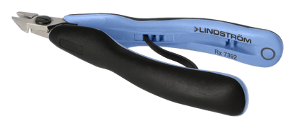 Lindström ERGO™ Precision Chainmaille Flat Oblique Nose Stubby Pliers with Synthetic Handle RX 7392