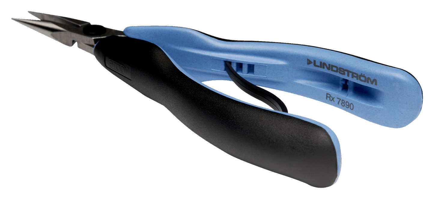 Lindström ERGO™ Snipe Nose Pliers with Dual-Component Synthetic Handle RX 7890