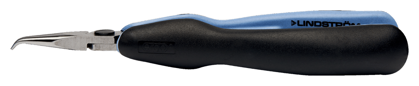 Lindström ERGO™ 60° Bent Tip Snipe Nose Pliers with Dual-Component Synthetic Handle RX 7892