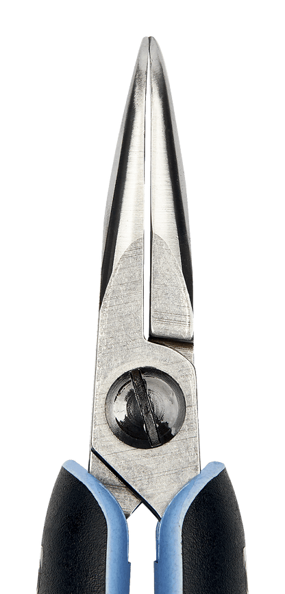 Lindström ERGO™ 60° Bent Tip Snipe Nose Pliers with Dual-Component Synthetic Handle RX 7892