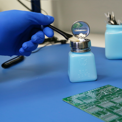 R & R Lotion SD-6-ESD 6 oz ESD-Safe Solvent Dispenser, One-Touch Pump