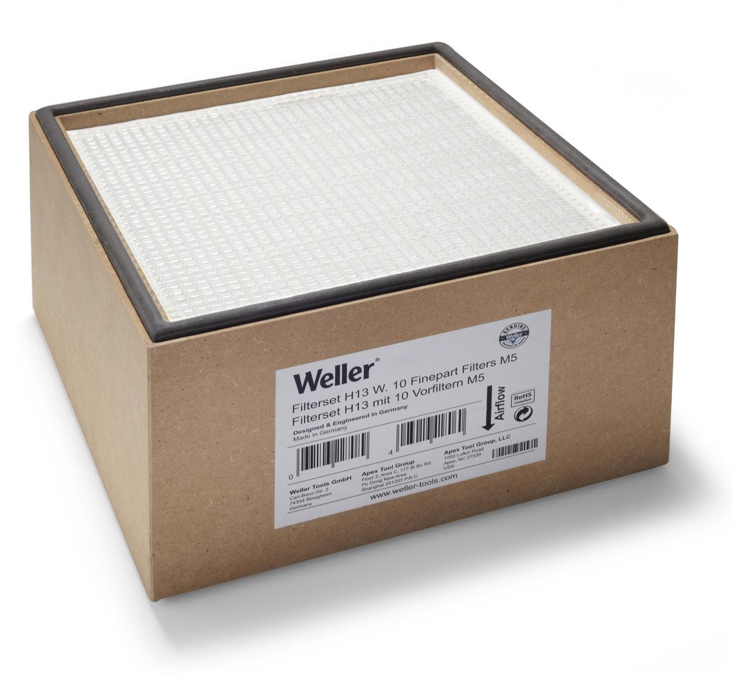 Weller T0058762701 Replacement HEPA & Pre-Filter Set, for Zero Smog Fume Extractor
