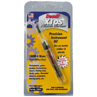 CAIG Labs X10S-P DeoxIT® X10S Precision Instrument Oiler (formerly CaiLube X10S), 100%, 6 mL