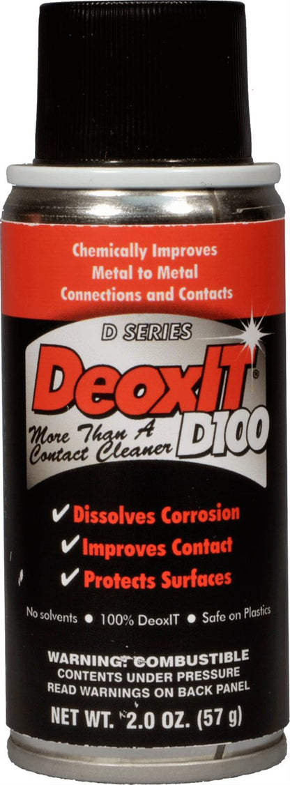 CAIG DeoxIT® D100S-2 D-Series – Contact/Connector Treatment, Deoxidizer, Rejuvenator & Protectant