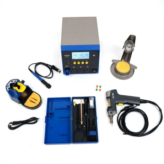 HAKKO FX-973-10 3-Port Rework Station w/ Gun Style Handpiece