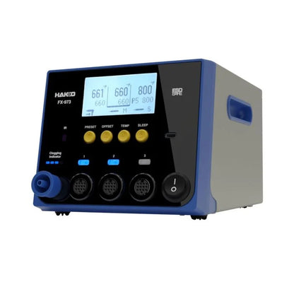 HAKKO FX-973-10 3-Port Rework Station w/ Gun Style Handpiece