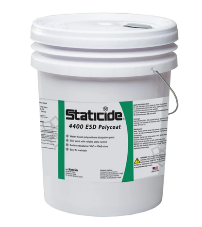 Staticide® 4400LG5 ESD Light Gray Polycoat Paint, 5-Gallons