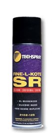 Techspray 2102-12S Fine-L-Kote SR Silicone Conformal Coating, 12 oz Aerosol