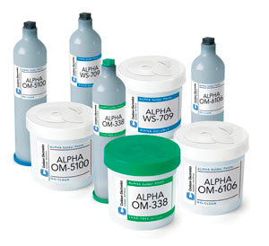 Alpha 148023, OM338 SAC305 Lead-Free No-Clean Solder Paste - 600 gram Cartridge