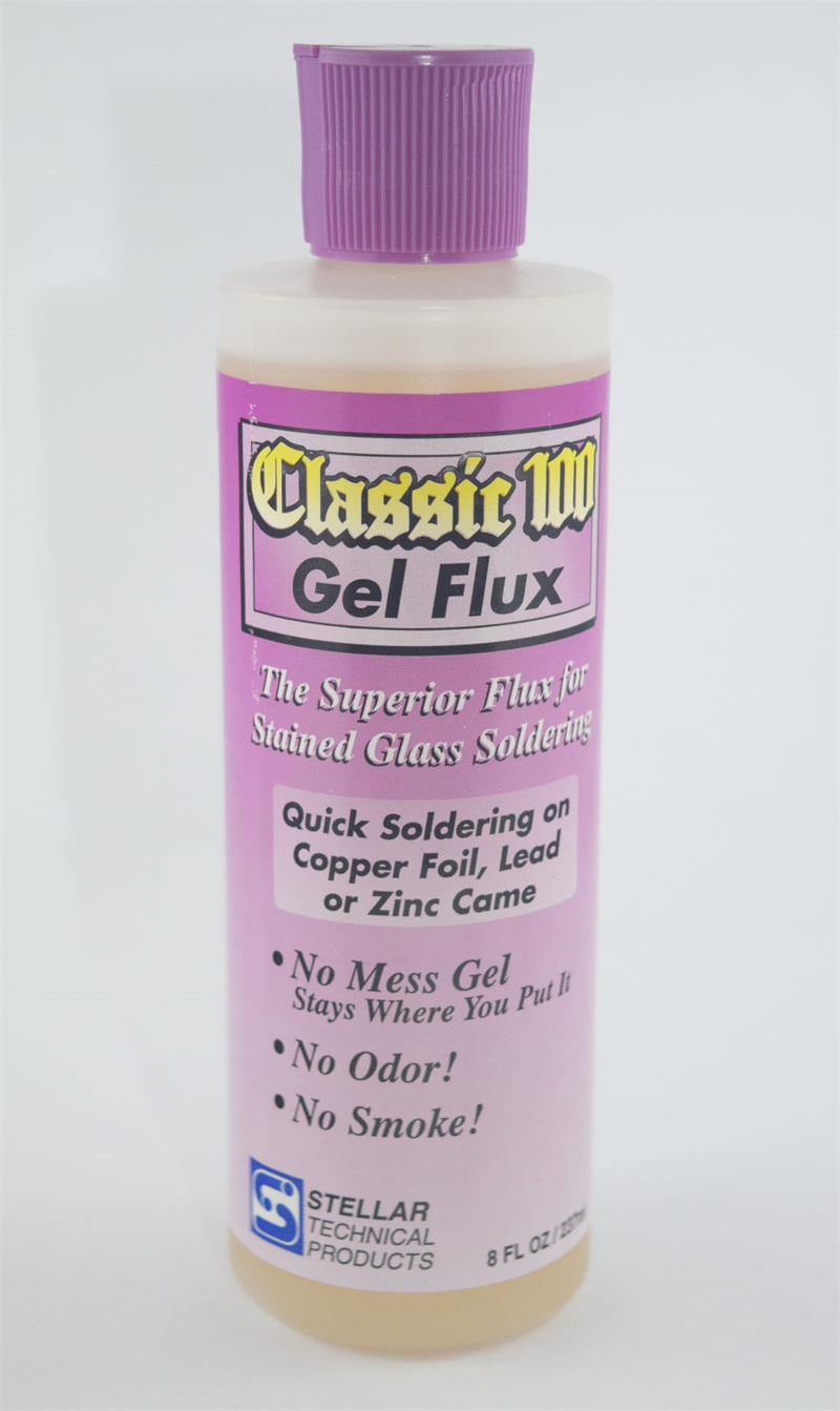 8oz Liquid Zinc Flux for Stained Glass, Soldering Work, Glass