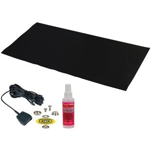 Desco 42541 Statfree Z2 3-Layer Black Vinyl Table Mat, 24