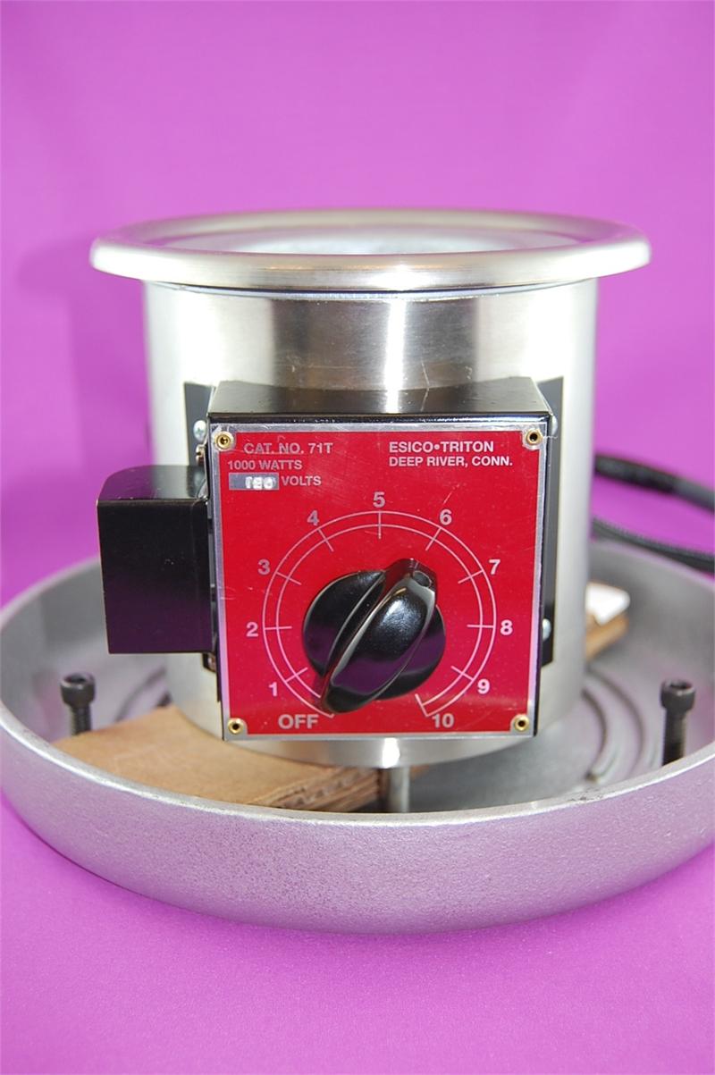 Esico 71T Solder Pot, P710020, 3-1/8" dia x 4" deep, 1000W with Adjustable Thermostat