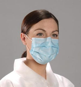 PIP 270-4000 Disposable Blue Earloop Face Mask - Box of 50