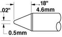 Metcal STTC-111 Conical Solder Tip Cartridge, 0.5mm (0.02")