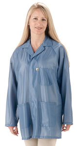 Tech Wear LOJ-23 Blue ESD Jacket, Medium