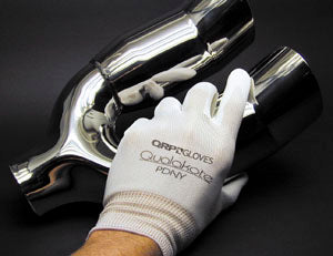 QRP PDNY-M Qualakote Polyurethane Palm-Dipped Nylon Assembly Gloves, Medium, Pack of 12 Pairs